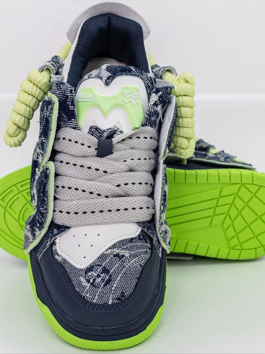 Adidași Flatforms Pentru Bărbați Verzi