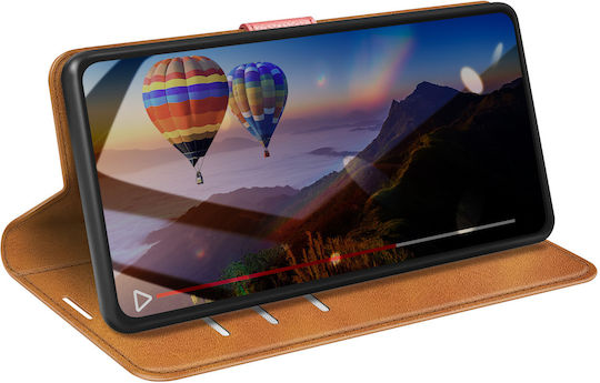 Zanaé Wallet Case Galaxy A26 Columbia Edition Stand Function Light Brown