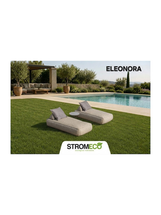 Sitzsack Liegestuhl Wasserdicht Eleonora Beige 200x80x35cm