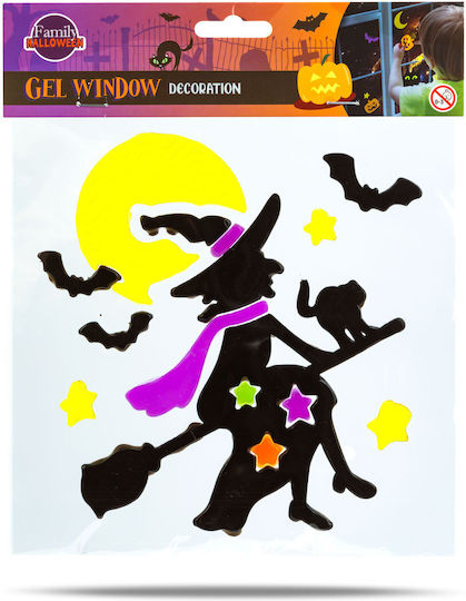 Halloween Gel Stickers Window Reusable Decorations Pumpkins Ghosts