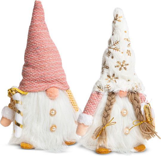 Weihnachtsdekoration Skandinavischer Elf 28 cm Textilfigur 2 Modelle
