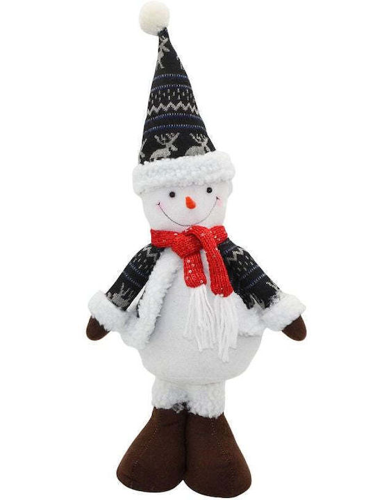 Dekorative SNowman 50cm Grau Silber