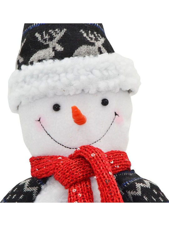 Dekorative SNowman 50cm Grau Silber