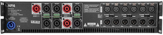 HPA HYBRID-6C Amplificator De Putere PA Cu 6 Canale 800W/4Ω 400W/8Ω 200W/100V Cu Sistem De Răcire