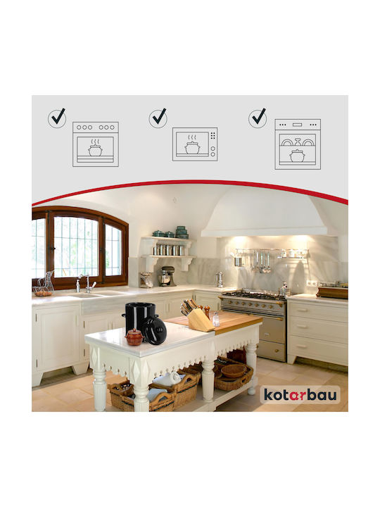 Kotarbau Vază Utilizare Generală Cu Capac Ceramică Bej 5000ml 1 Bucată