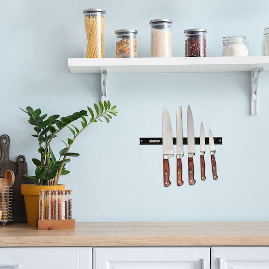 Relaxdays Magnetic Knives Stand Made of Stainless Steel