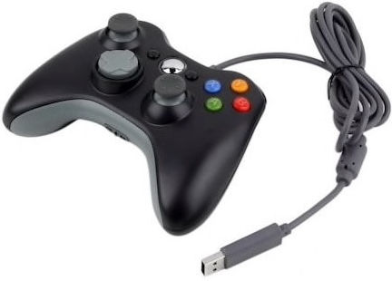 DTR67DMBM Verkabelter Controller für PC / Xbox 360 Schwarz