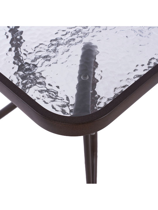 Adam 5 Pieces Outdoor Dining Room Set Brown