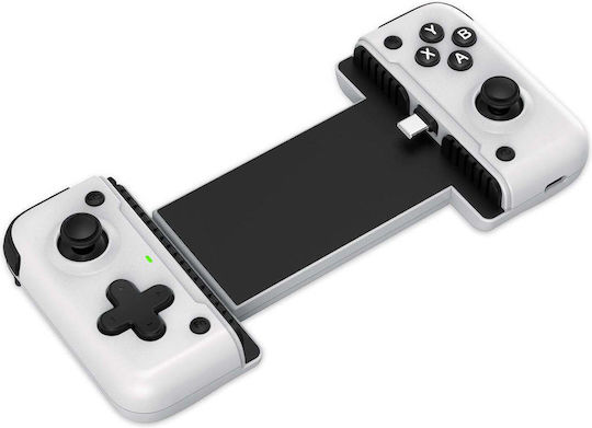 Hoarah G817 Gamepad cu fir cu joystickuri cu efect Hall pentru Android Alb