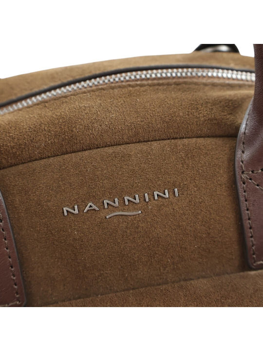 Leder Damen Schultertasche Braun