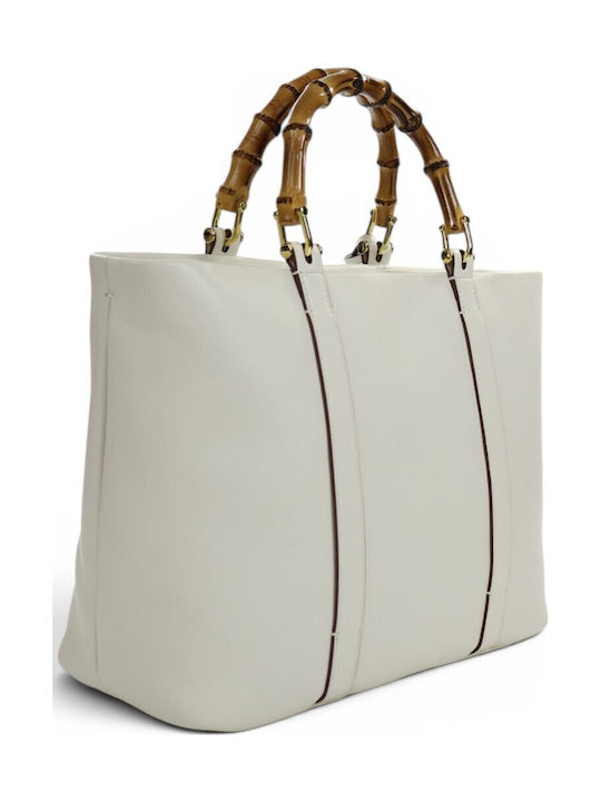 Leder Damen Schulter Tasche Weiß