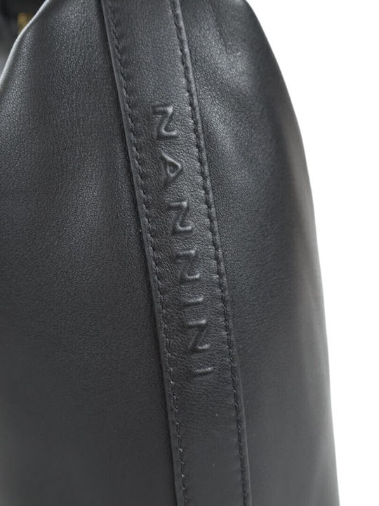 Leather Women's Shoulder Bag Black