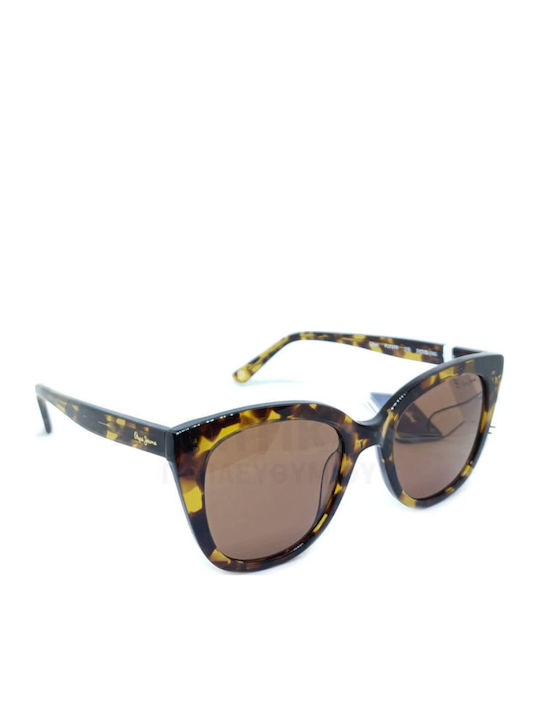 Pepe Jeans Pj7476 Women's Sunglasses With Brown Frame And Brown Lens PJ7476-119