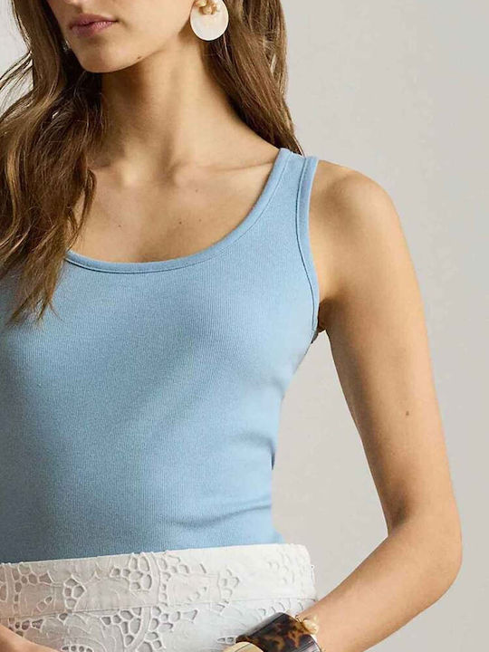 Women's Blouse Sleeveless Light Blue