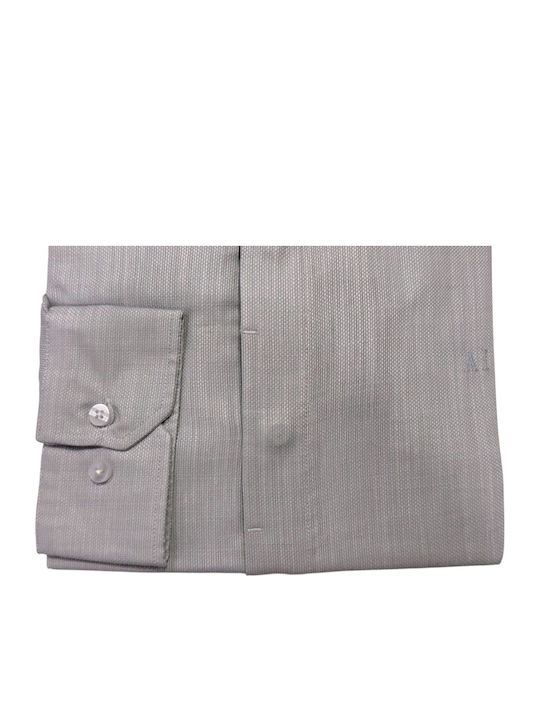 Short Sleeve Linen Shirt Gray