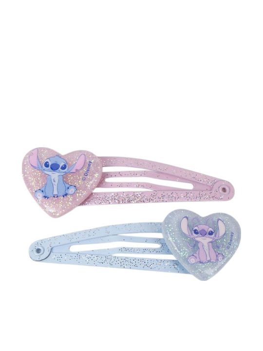 Cerda Disney Stitch Σετ Παιδικά Κοκαλάκια με Κλιπ