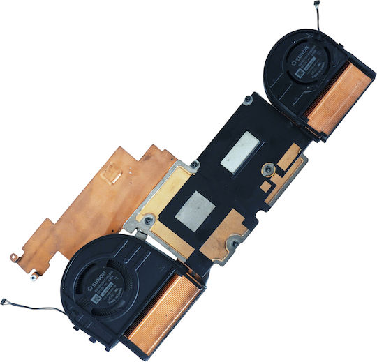 Ανεμιστηράκι Laptop Cpu Gpu Cooling Fan Heatsink Lenovo Thinkpad P1 Gen 4 20y3 20y4 X1 Extreme 4th Gen 20y5 20y6 5h41d34325 5h41d34326 Eg75071s1-c140-s9a Eg75071s1-c150-s9a 023.100no.001 A01 6pin Κωδ.81730