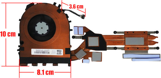 Laptop Fan CPU GPU Cooling Fan Heatsink Lenovo Thinkpad E14 Gen4 E15 Gen4 5H41B77266 5H41B77265 5Pin Code 81733
