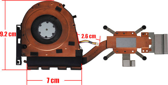 Laptop Fan CPU Cooling Fan Heatsink Lenovo Thinkpad T14s Gen6 21r1 21r2 5h41r03455 5h41r03453 5h41r03454 5pin Code 81739