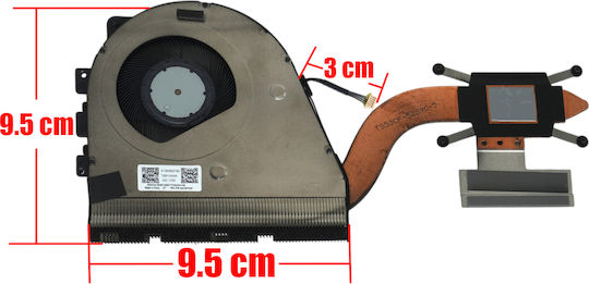 Laptop Fan CPU Cooling Fan Lenovo Thinkpad T14 Gen 5 21mc 21mc003wus 21mc0035ge 21md 21mds6u100 5h41b77437 5h41b77435 5h41b77436 Heatsink 5pin Code 81734