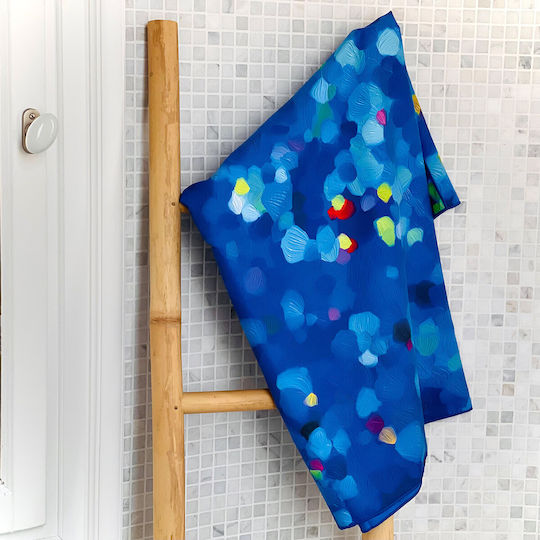 Pylones Prosop Din Microfibră Pentru Corp Albastru 180x110cm