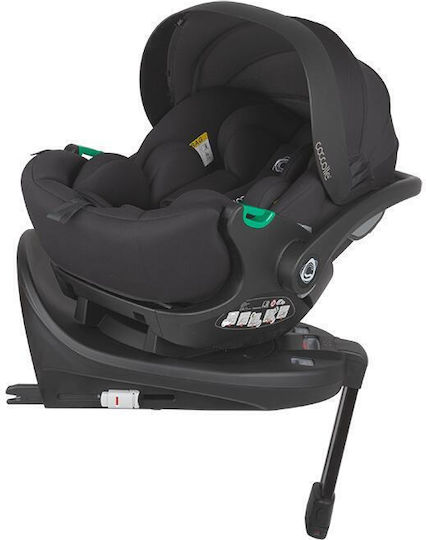 Coccolle Rilax Καθισματάκι Αυτοκινήτου i-Size με Isofix Μαύρο 0-13 kg