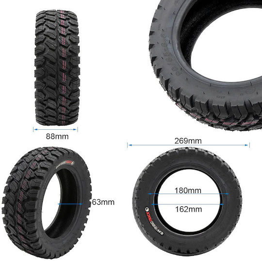 Ewheel Tire 90/65-6.5 Tubeless Off Road