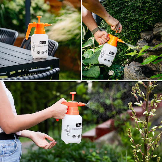 Adler Pressure Sprayer with 1lt Capacity 2bar in White Colour