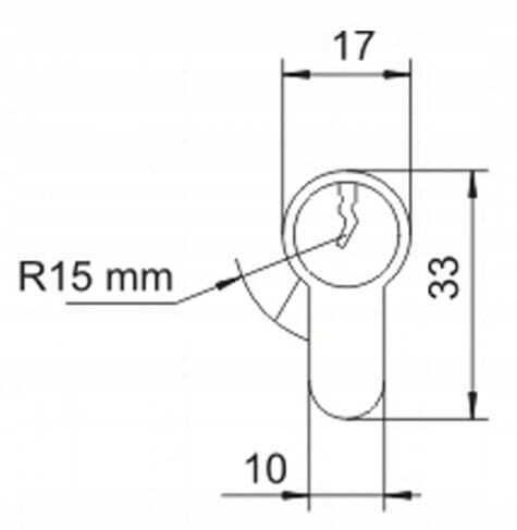 Lob Cilindru Clădării 65mm (30-35) Cu Mâner