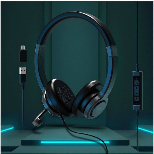 Port Designs On'R 300 Căști Multimedia On Ear cu Microfon și Conectare USB-A