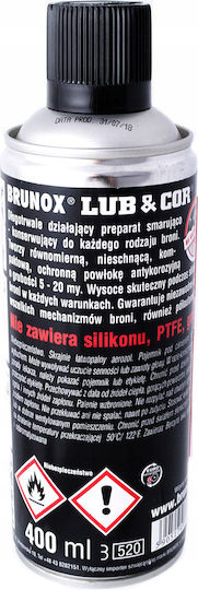 Brunox Lub&cor 400ml Lubrifiere Protecție Armă