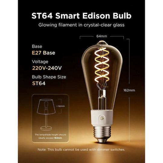 Govee Smart Bulb LED for Socket E27 500lm