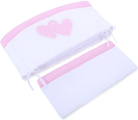 Bobono Πάντα Κλασική Εσωτερική Pink Heart Grid