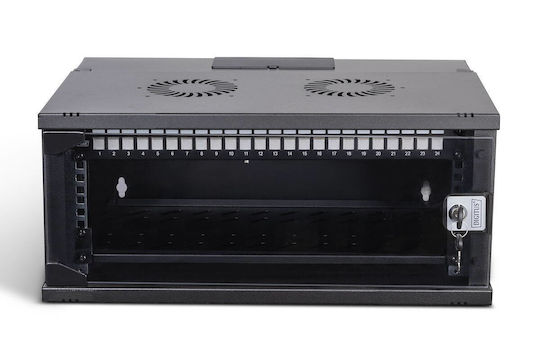 Digitus Επιτοίχια Καμπίνα Rack 19U 54x40cm Μαύρο DN-49201-SET