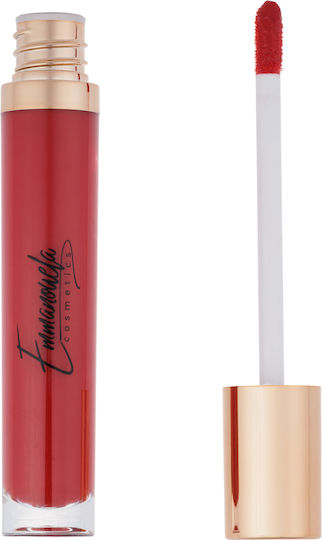 Emmanouela Cosmetics Υγρό Κραγιόν Matte Red Velvet 5ml