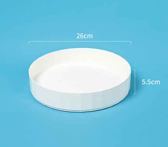 Lalos Plastikregal für im Schrank 26x5,5cm Weiß