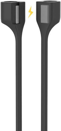 AHAstyle Pt74 Θήκη Σιλικόνης σε Μαύρο χρώμα για Apple AirPods 1 / AirPods 2