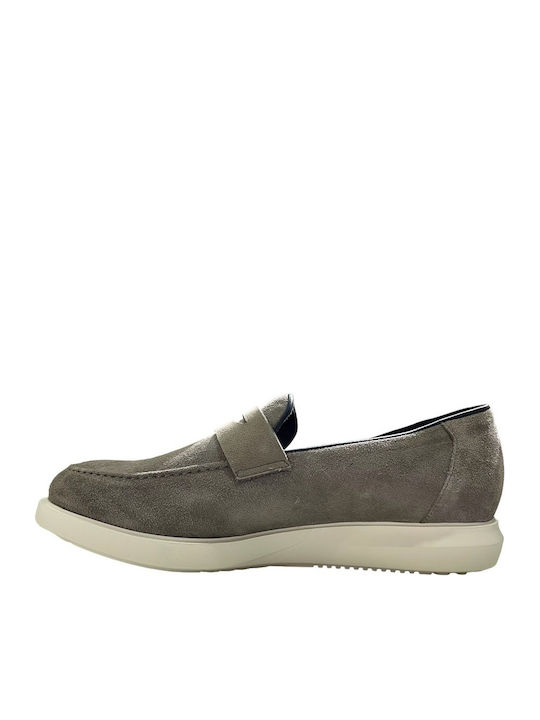 Men's Moccasins in Gray Colour