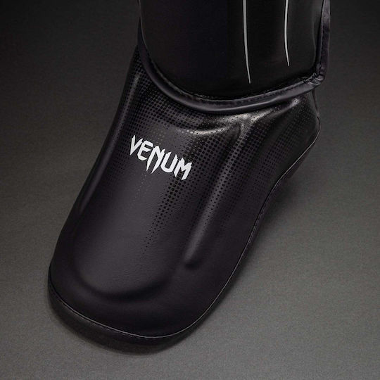 Venum Adults Black Shin Guards