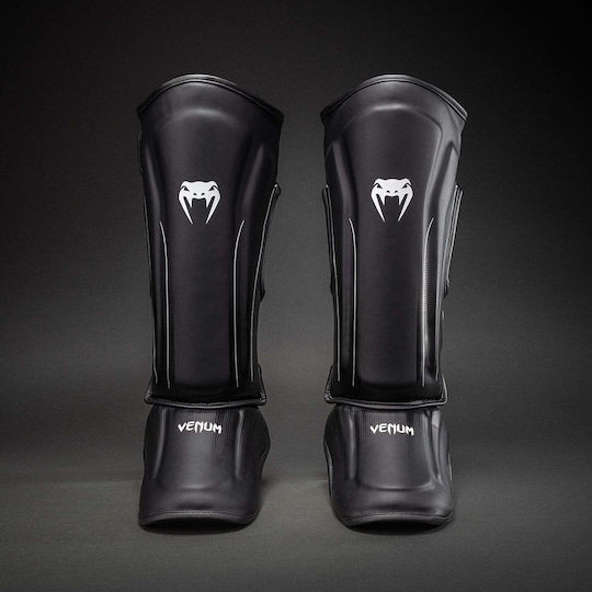 Venum Adults Black Shin Guards
