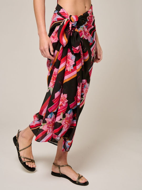 Project Soma Peony Scarf Εμπριμέ Παρεό Μαντήλι Project Soma Peony Scarf Εμπριμέ Παρεό Μαντήλι