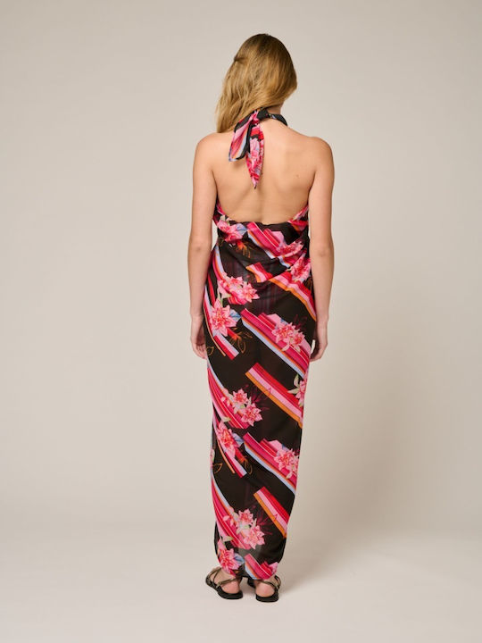 Project Soma Peony Scarf Printed Pareo Shawl