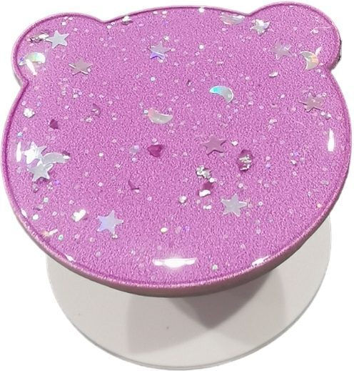 Oem Purple Design Bear Cell Phone Stand