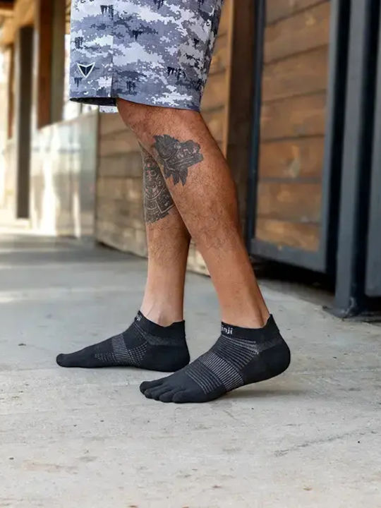 Injinji Lightweight Running Black Socks 1 Pair