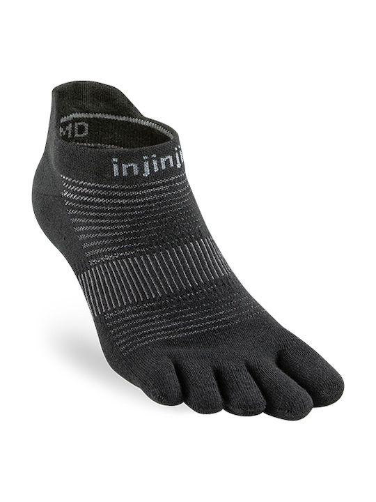 Injinji Lightweight Running Black Socks 1 Pair