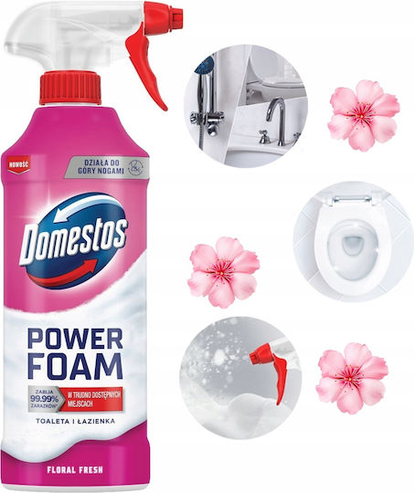Domestos Power Curățitor Spray Toaletă cu Miros de Prospețime 435ml