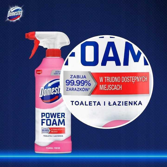 Domestos Power Curățitor Spray Toaletă cu Miros de Prospețime 435ml