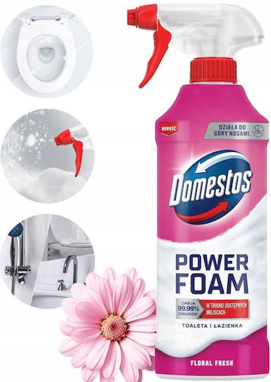 Domestos Power Curățitor Spray Toaletă cu Miros de Prospețime 435ml