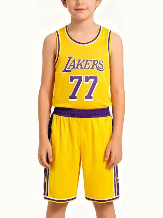 King Kids Basketball Set Doncic L.a Lakers 2026 Home