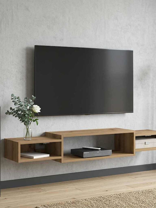 TV-Ständer Eiche M140xP28xH21cm